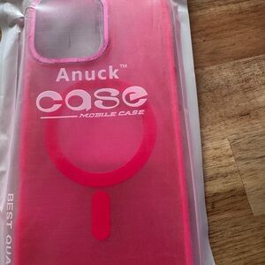 Anuck Hot Pink iPhone 16 pro max New mobile case